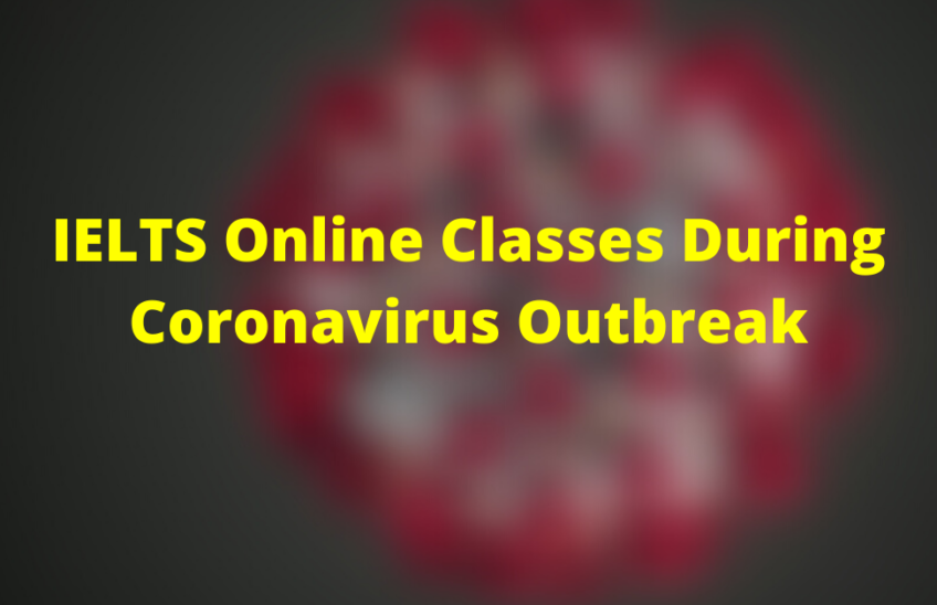 Message to Join IELTS Online Classes During Coronavirus Outbreak Pandemic